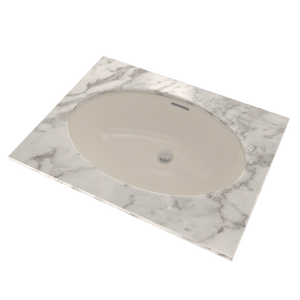 16.5' Vitreous China Undermount Bathroom Sink in Sedona Beige