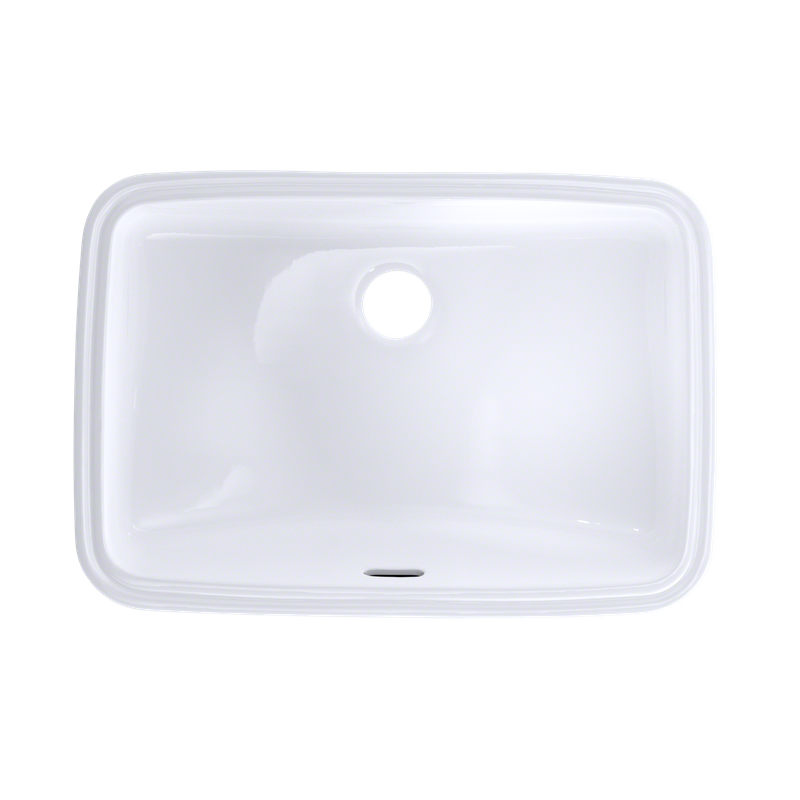 20.88' x 14.38' Vitreous China Undermount Bathroom Sink in Cotton White