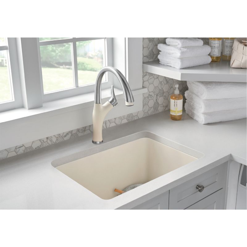 Artona Single-Handle Pull-Down Kitchen Faucet in Cafe Brown and Stainless - 1.5 gpm
