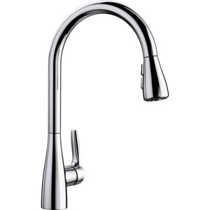 Atura Single-Handle Pull-Down Kitchen Faucet in Polished Chrome - 1.5 gpm