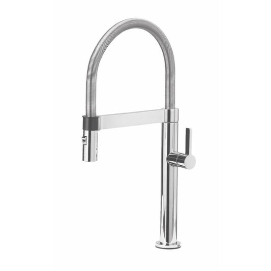 Culina Single-Handle Pull-Down Kitchen Faucet in Polished Chrome - 17.13" Height