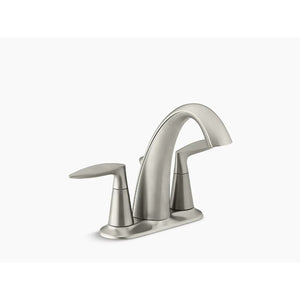 Alteo Two-Handle Centerset Bathroom Faucet in Vibrant Brushed Nickel