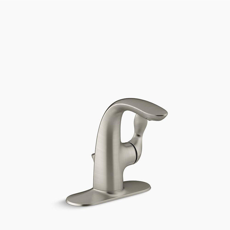 Refinia Single-Hole Single-Handle Bathroom Faucet in Vibrant Brushed Nickel