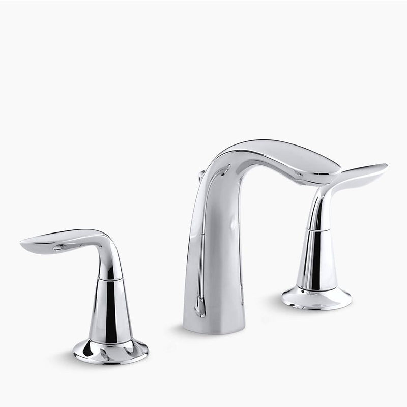 Refinia Widespread Two-Handle Bathroom Faucet in Polished Chrome
