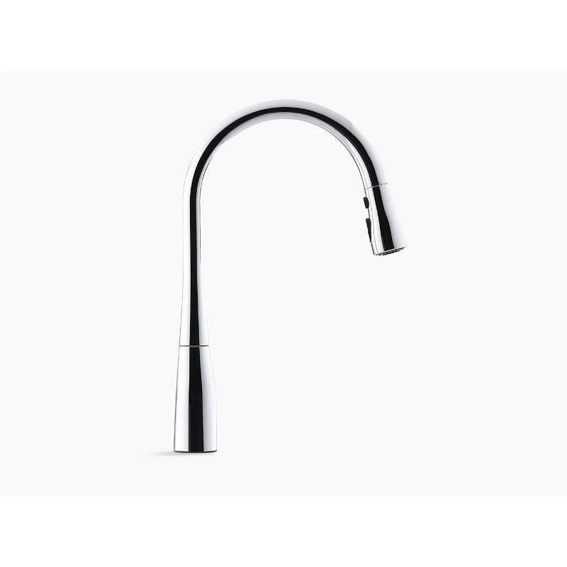 Simplice Pull-Down 16.63' Kitchen Faucet in Matte Black