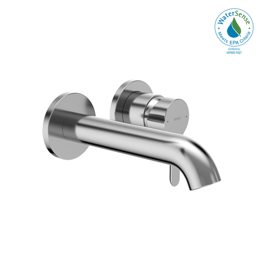 Global Wall Mount Single-Handle Bathroom Faucet in Polished Chrome