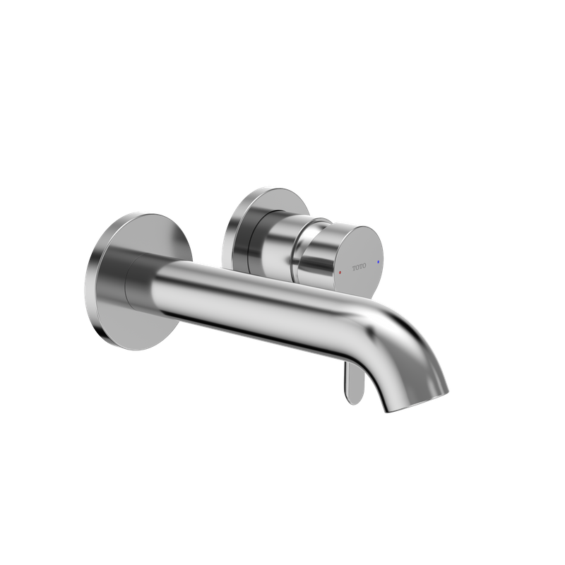 Global Wall Mount Single-Handle Bathroom Faucet in Polished Chrome