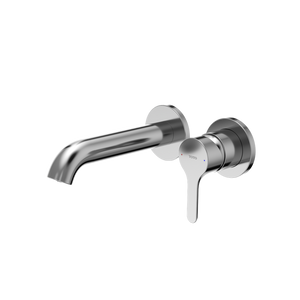 Global Wall Mount Single-Handle Bathroom Faucet in Polished Chrome