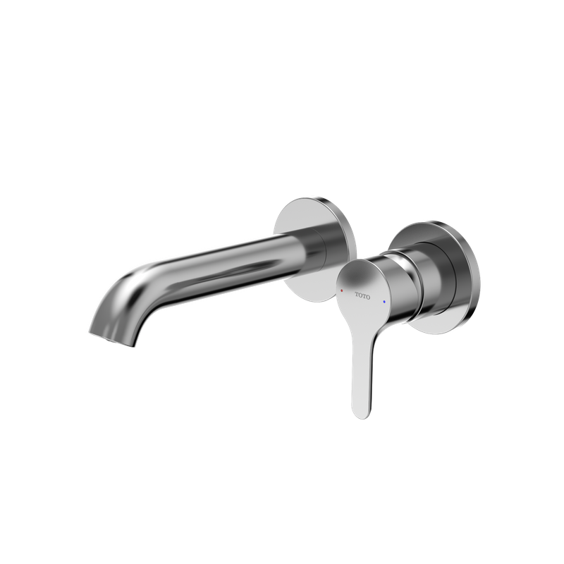 Global Wall Mount Single-Handle Bathroom Faucet in Polished Chrome