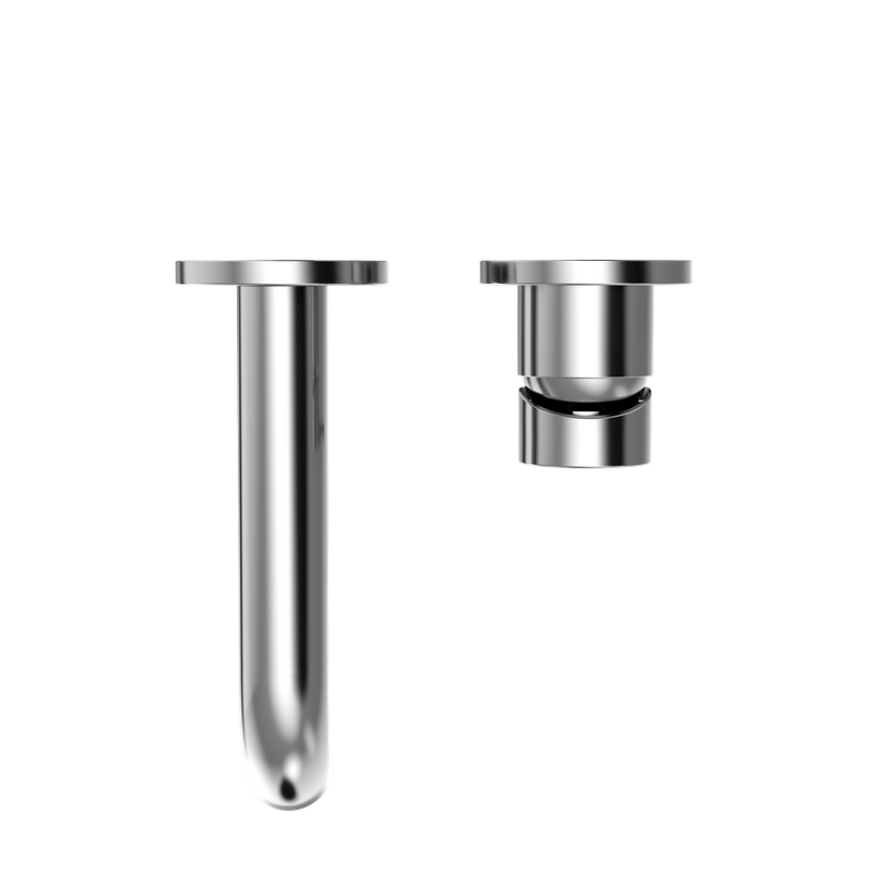 Global Wall Mount Single-Handle Bathroom Faucet in Polished Chrome