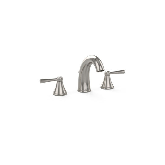 Silas Widespread Two-Handle Bathroom Faucet in Polished Nickel