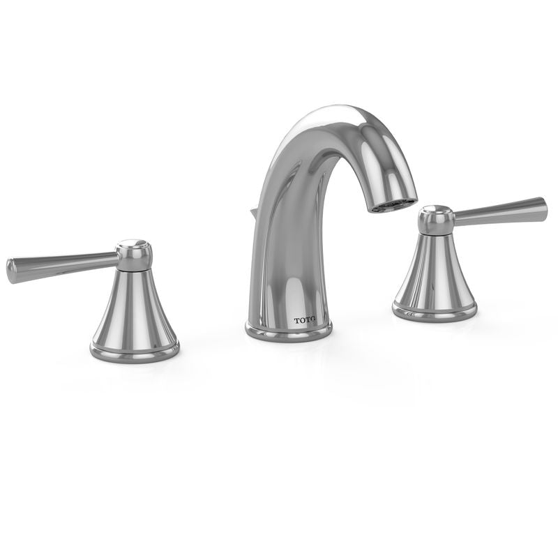 Silas Widespread Two-Handle Bathroom Faucet in Polished Chrome
