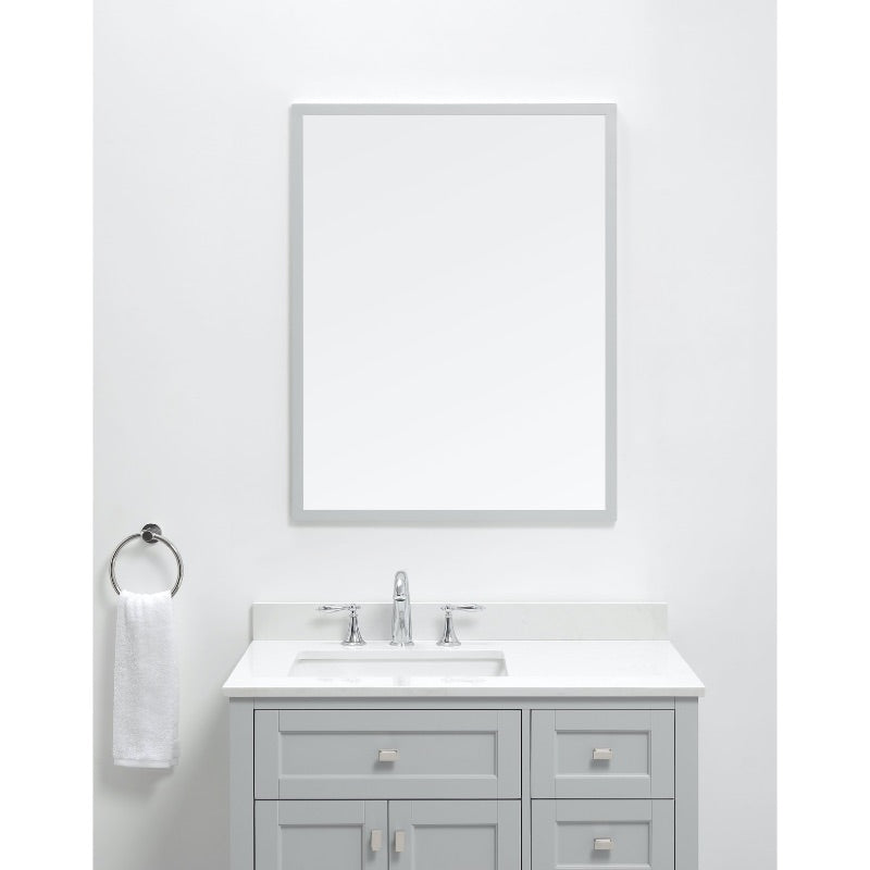 Juniper Dove Grey Freestanding Vanity Cabinet (36' x 34.5' x 21')