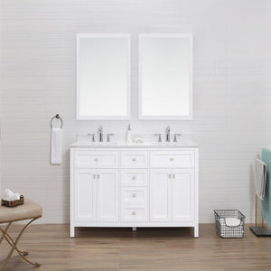 Juniper White Freestanding Vanity Cabinet (60' x 34.5' x 21')