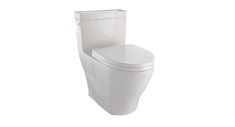 TOTO Aimes Elongated 1.28 gpf One-Piece Universal Height Toilet