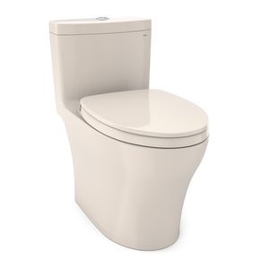 Aquia IV Elongated 1.28 gpf & 0.8 gpf One-Piece Toilet in Sedona Beige