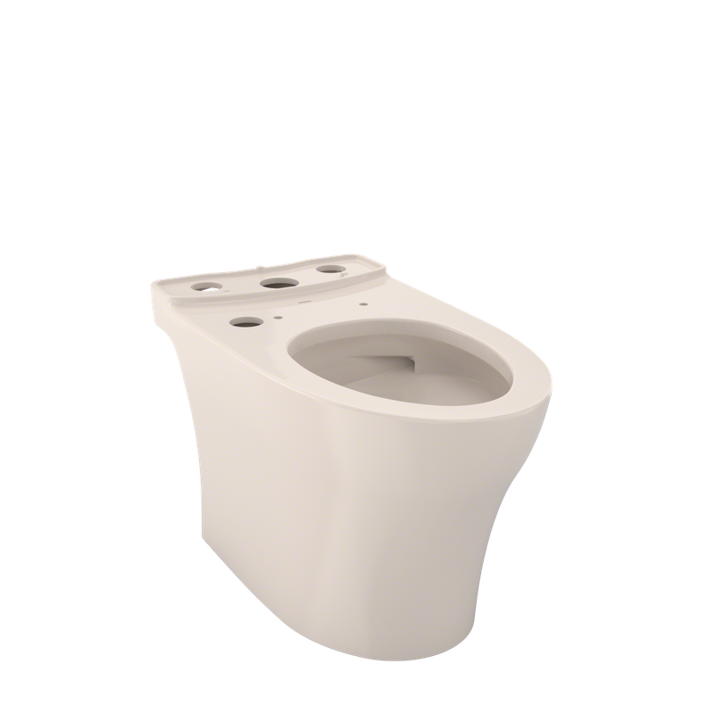 Aquia IV Elongated Universal Height Toilet Bowl in Sedona Beige