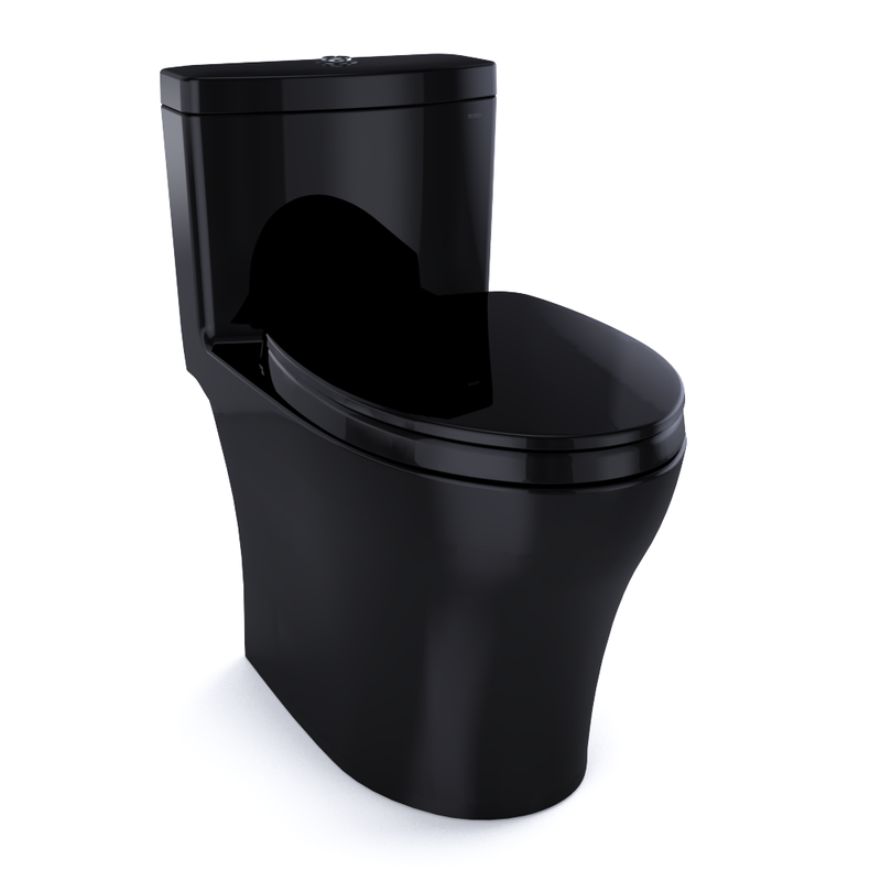 Aquia IV Elongated 1.28 gpf & 0.8 gpf One-Piece Toilet in Ebony