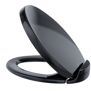 Oval Elongated SoftClose Toilet Seat in Ebony