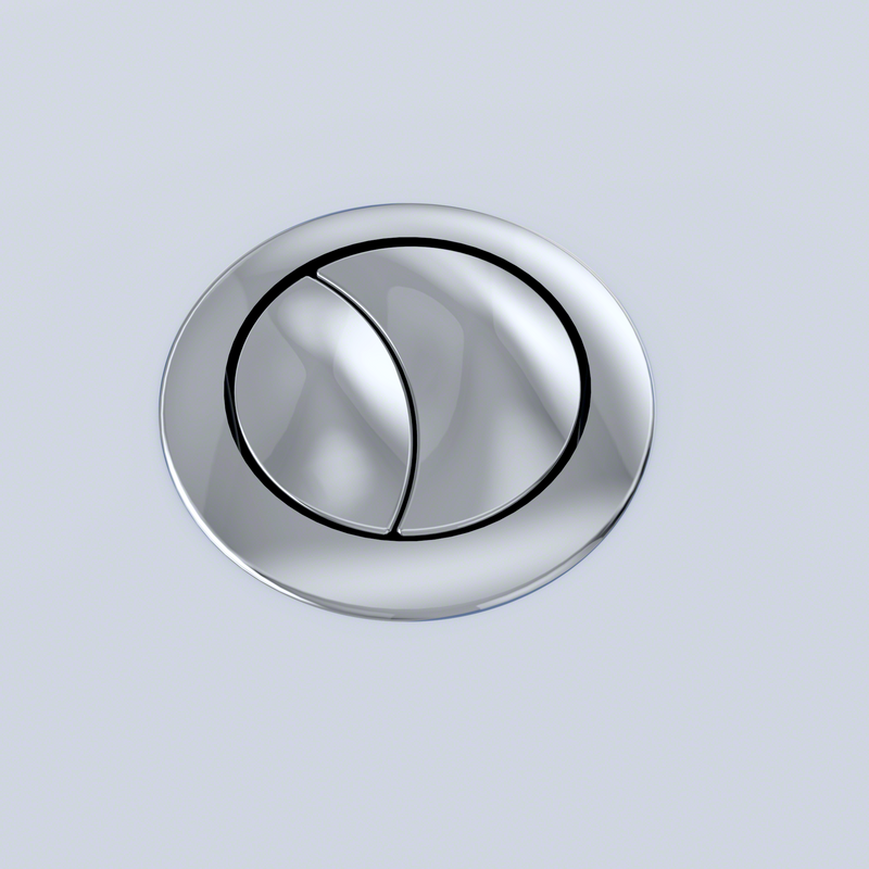 Trip Lever Push Button in Polished Chrome
