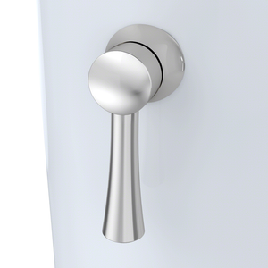 Trip Lever Push Button in Polished Nickel