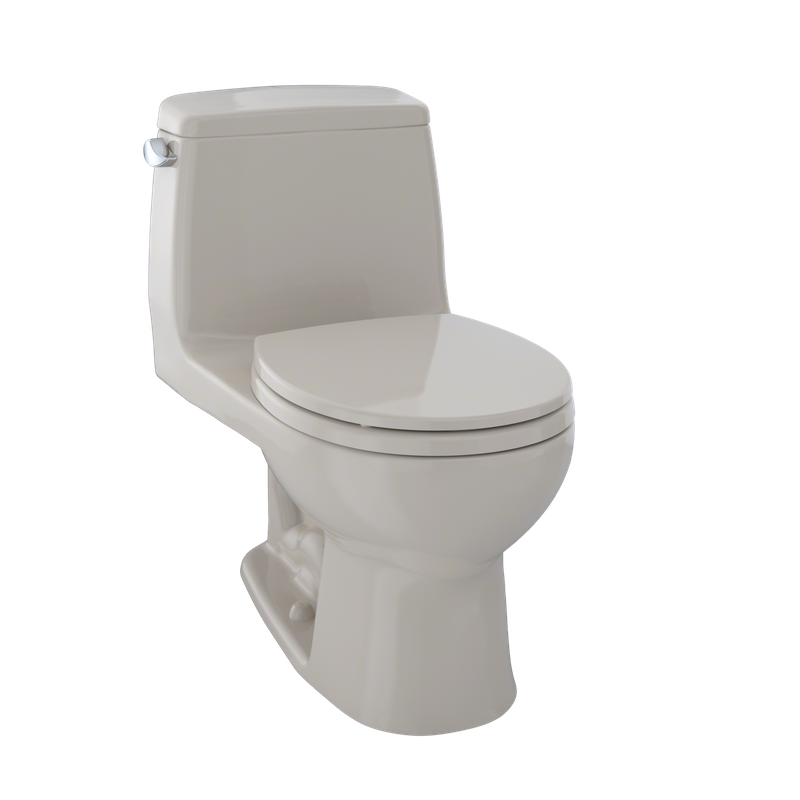 Eco UltraMax Round One-Piece Toilet in Bone