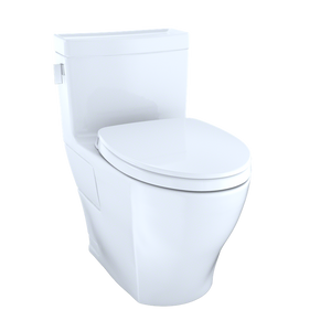 Legato Elongated One-Piece Toilet in Cotton White
