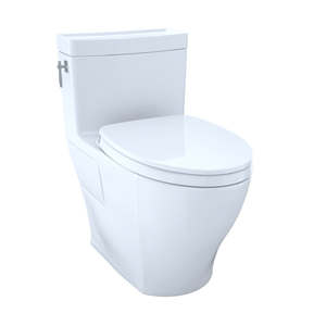 Aimes Elongated One-Piece Toilet in Colonial White