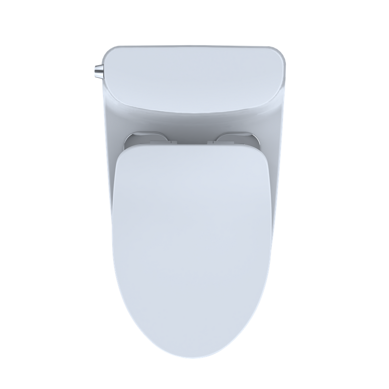 Nexus Elongated 1.28 gpf One-Piece Toilet with Slim Seat in Cotton White