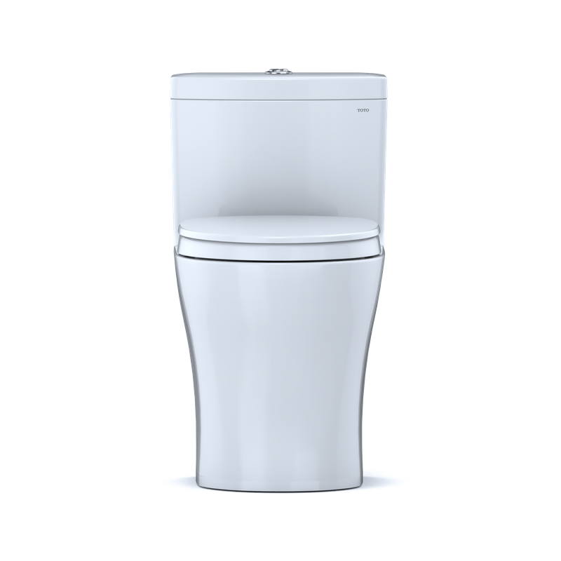 Aquia IV Elongated 1.28 gpf & 0.8 gpf One-Piece Toilet in Cotton White