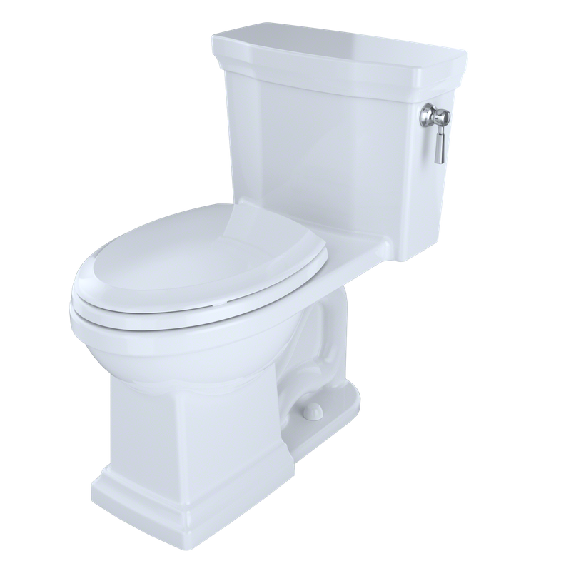 Promenade II Elongated 1.0 gpf Right Hand Lever One-Piece Toilet in Cotton White