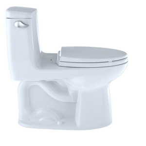 Eco UltraMax Elongated One-Piece Toilet in Cotton White with CeFiONtect