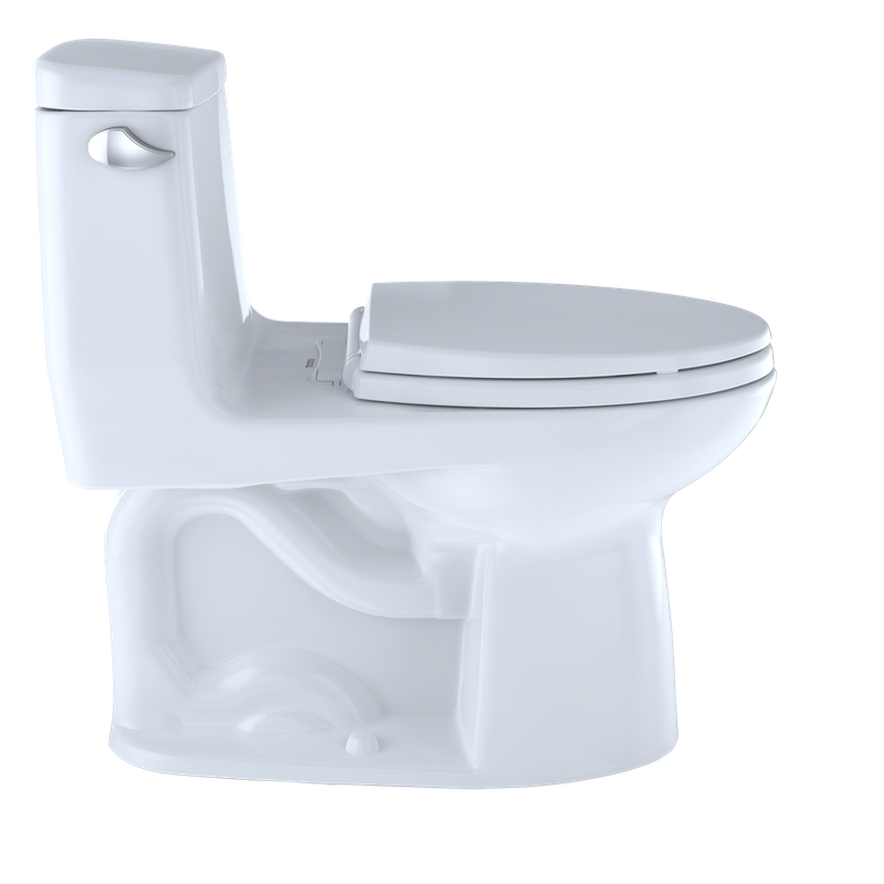 Eco UltraMax Elongated One-Piece Toilet in Cotton White with CeFiONtect