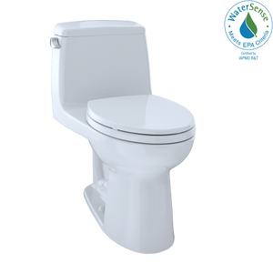 Eco UltraMax Elongated One-Piece Toilet in Cotton White with CeFiONtect - ADA Height
