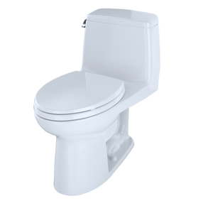 Eco UltraMax Elongated One-Piece Toilet in Cotton White with CeFiONtect - ADA Height