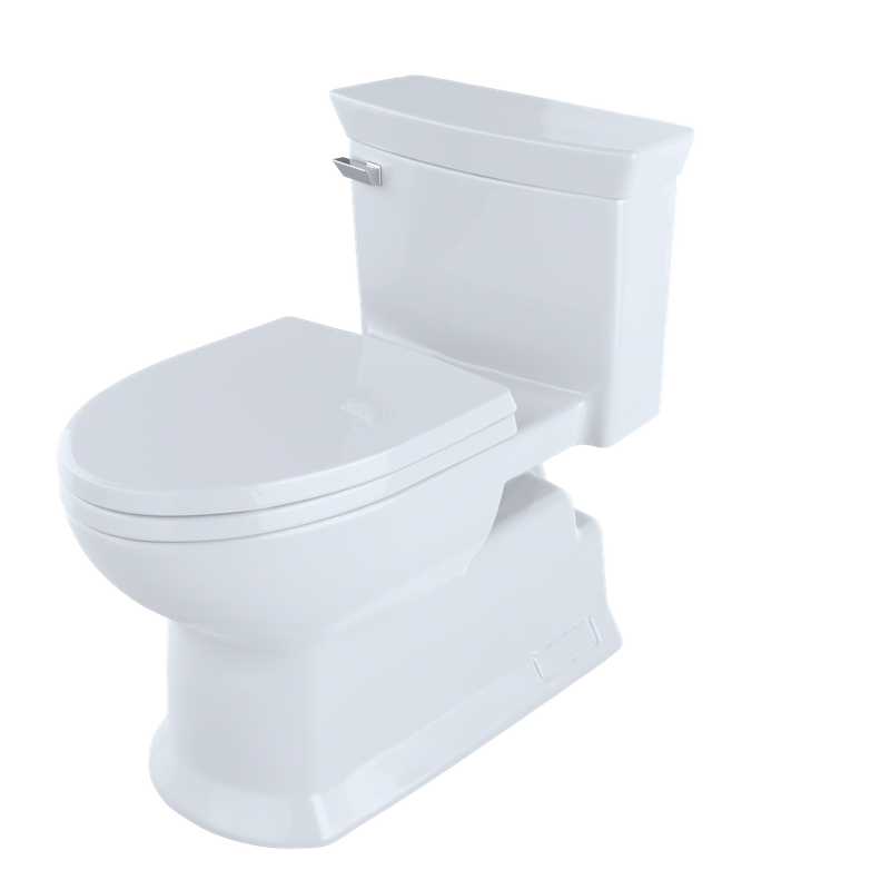 Eco Soiree Elongated One-Piece Toilet in Colonial White