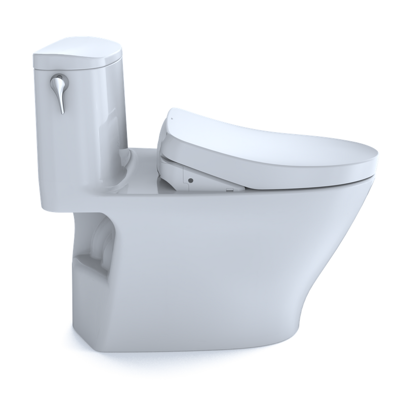 Nexus Elongated 1.0 gpf One-Piece Toilet with Washlet+ S500e in Cotton White