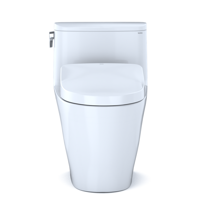 Nexus Elongated 1.28 gpf One-Piece Toilet with Washlet+ S550e Auto Flush in Cotton White