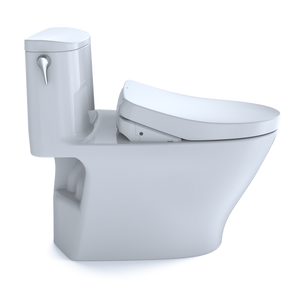 Nexus Elongated 1.0 gpf One-Piece Toilet with Washlet+ S550e in Cotton White