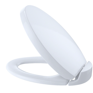 Oval Elongated SoftClose Toilet Seat in Cotton White