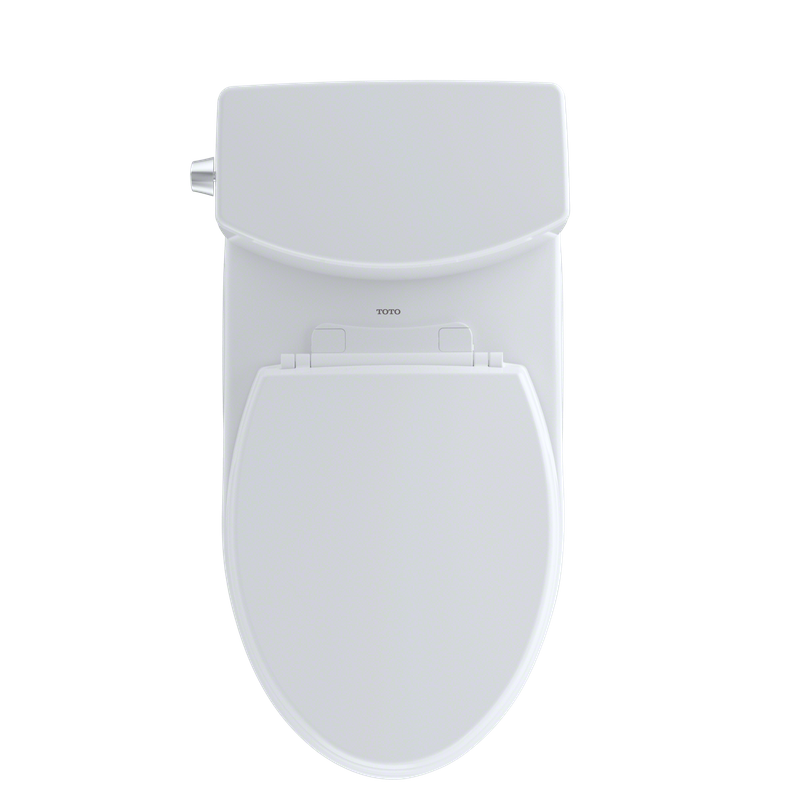 Drake II Elongated 1 gpf Right Hand Lever Two-Piece Toilet in Cotton White