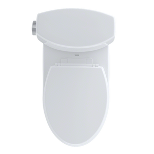 Vespin II Elongated 1.28 gpf Right Hand Lever Two-Piece Toilet in Cotton White