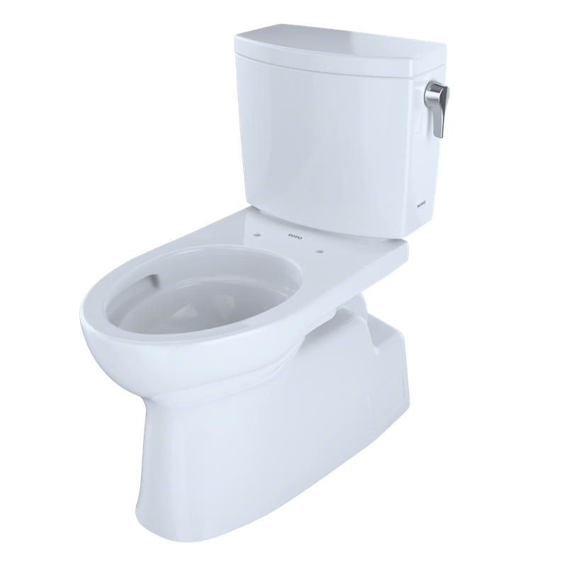 Vespin II Elongated 1 gpf Right Hand Lever Two-Piece Toilet in Cotton White