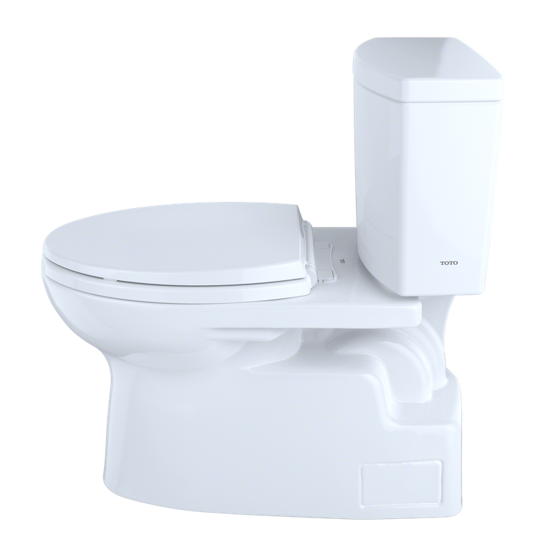 Vespin II Elongated 1 gpf Right Hand Lever Two-Piece Toilet in Cotton White