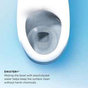 Nexus Elongated 1 gpf Two-Piece Toilet with Washlet+ S500e in Cotton White