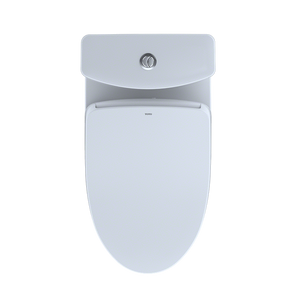 Aquia IV Elongated 0.8 gpf & 1.28 gpf Dual-Flush Two-Piece Toilet with Washlet+ S550e in Cotton White