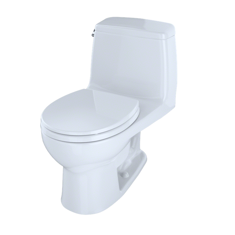 Eco UltraMax Round One-Piece Toilet in Cotton White