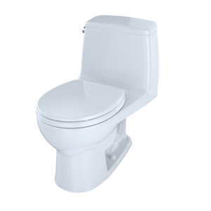 Eco UltraMax Round One-Piece Toilet in Colonial White