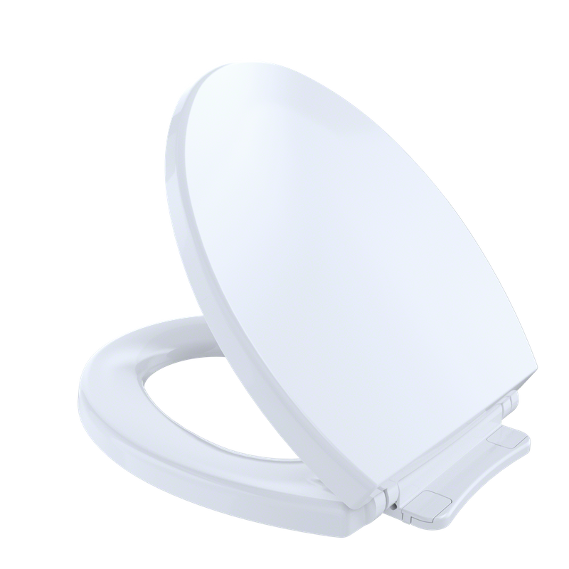 Round SoftClose Toilet Seat in Cotton White