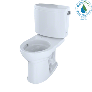 Drake II Round 1.28 gpf Right Hand Lever Two-Piece Toilet in Cotton White